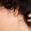 Pilgrim Solari Star Earrings, Gold
