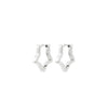 Pilgrim Solari Star Earrings, Silver