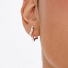 Pilgrim Solari Star Earrings, Silver