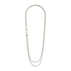 Pilgrim Solidarity Recycled Snake Chain Necklace, Silver