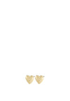 Pilgrim Sophia Heart Earrings, Gold