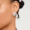 Pilgrim Sparkle Earrings, Silver