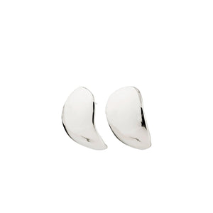 Pilgrim Sparkle Statement Earrings, Silver