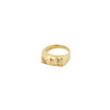 Pilgrim Star Adjustable Ring, Gold