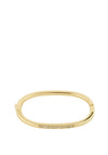 Pilgrim Star Rectangular Bangle, Gold