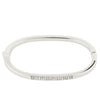 Pilgrim Star Rectangular Bangle, Silver