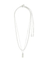 Pilgrim Star Set of 2 Layering Necklaces, Silver