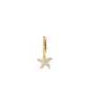 Pilgrim Starfish Pendant Charm, Gold