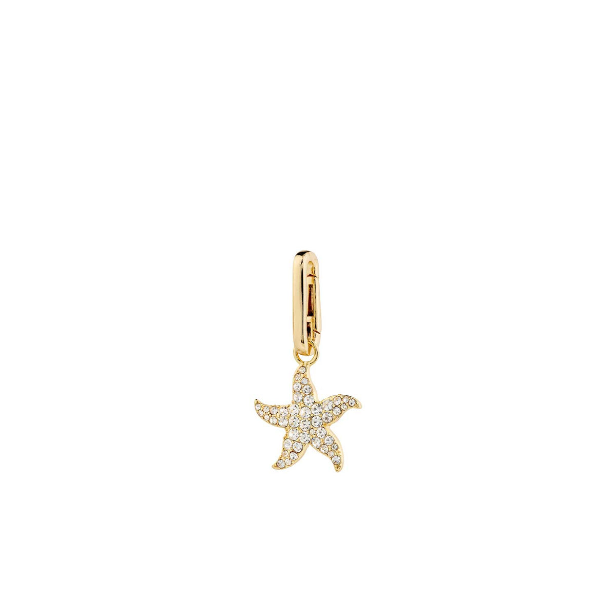 Pilgrim Starfish Pendant Charm, Gold