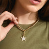 Pilgrim Starfish Pendant Charm, Gold