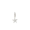 Pilgrim Starfish Pendant Charm, Silver