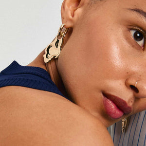 Pilgrim Starlight Earrings, Gold