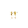 Pilgrim Starlight Pearl Earrings, Gold