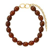 Pilgrim Still Beaded Necklace, Earth Brown