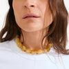 Pilgrim Still Beaded Necklace, Yellow