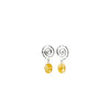Pilgrim Still Earrings, Silver