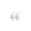 Pilgrim Still Small Spiral Earrings, Silver