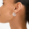 Pilgrim Still Small Spiral Earrings, Silver