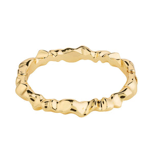 Pilgrim Sunset Bangle, Gold