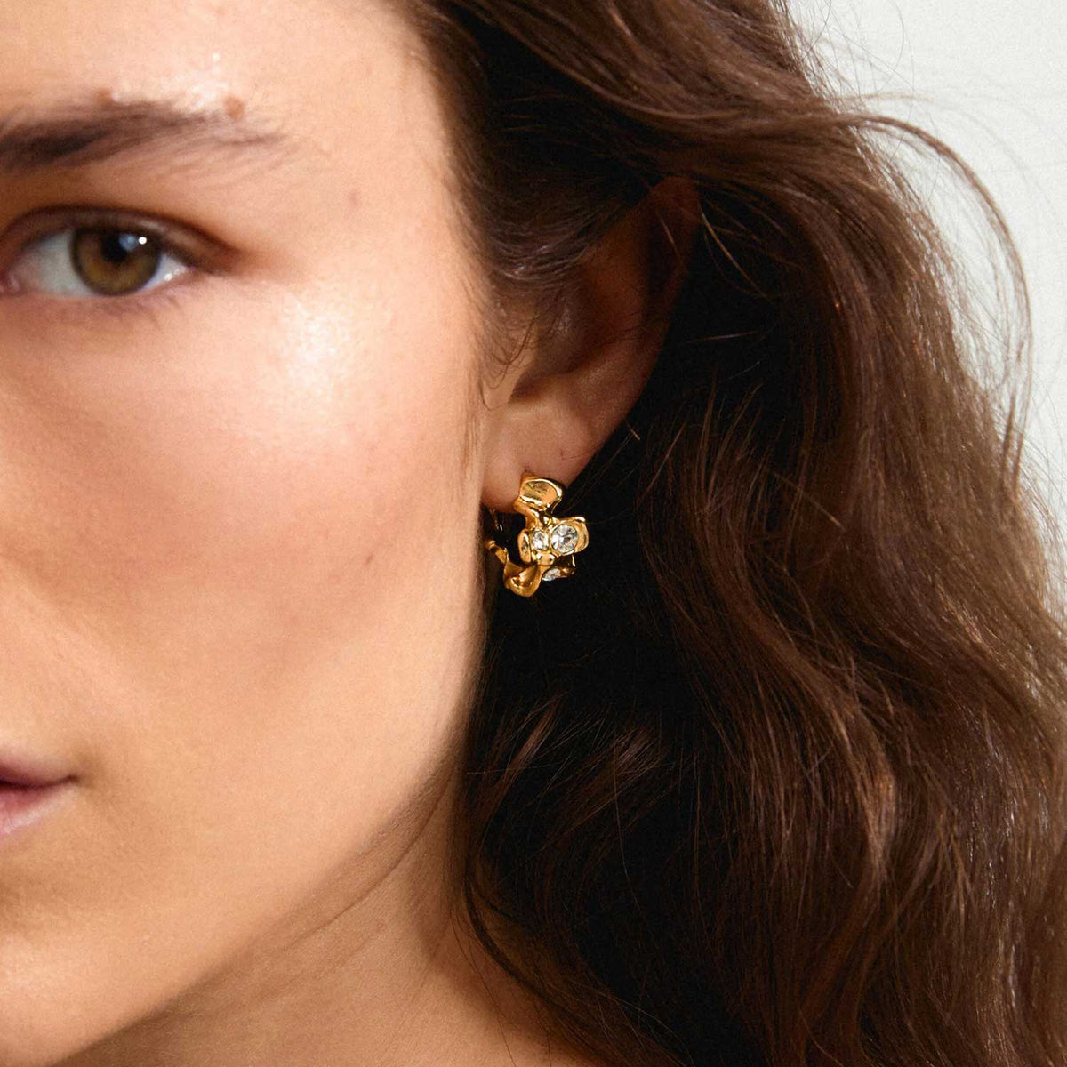 Pilgrim Sunset Earrings, Gold