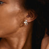 Pilgrim Sunset Earrings, Silver