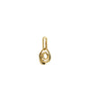 Charm curl pendant gold