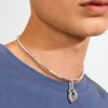 Pilgrim Swirl Pendant Charm, Silver
