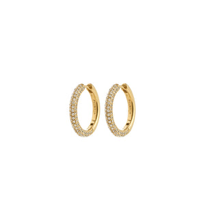 TATUM large hoops goldplated