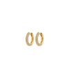TATUM medium hoops goldplated