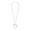 Pilgrim Tide Heart Pendant Necklace, Silver