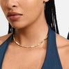 Pilgrim Tide Pearl Necklace, Gold