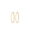 Pilgrim Timber Hoop Earrings, Gold