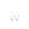 Pilgrim Tovin Hoop Earrings, Silver