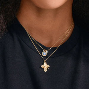 Pilgrim Trace Set of 2 Layering Necklaces, Gold