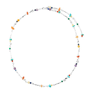 Pilgrim Trace Necklace, Silver