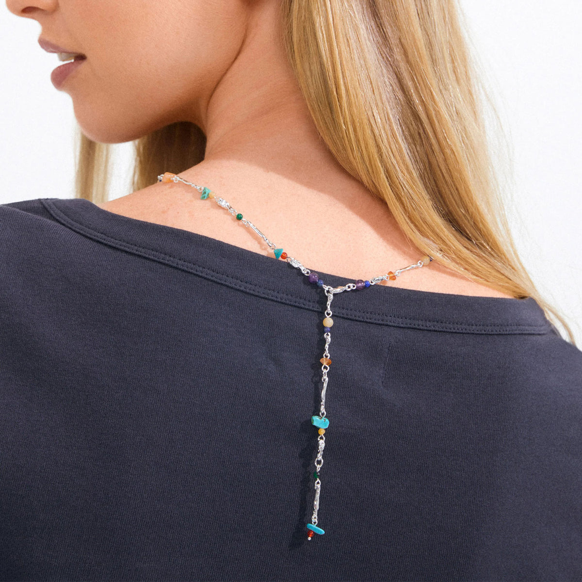 Pilgrim Trace Necklace, Silver