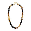 UNFOLD necklace goldplated/brown