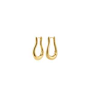 UNFOLD hoops goldplated