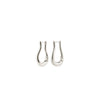 UNFOLD hoops silverplated