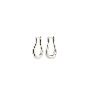 UNFOLD hoops silverplated