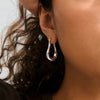 UNFOLD hoops silverplated