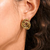 UNFOLD earrings goldplated