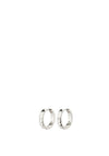 Pilgrim Blink Unique Hoops, Silver