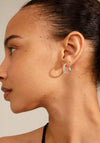 Pilgrim Blink Unique Hoops, Silver