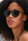 Pilgrim Vanille Sunglasses, Tortoise Brown
