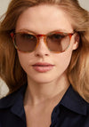 Pilgrim Vanille Wayfarer Sunglasses, Pastel Multi