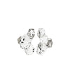Pilgrim Virel Statement Earrings, Silver