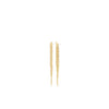 Pilgrim Zenobia Melon Seed Link Earrings, Gold
