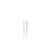 Pilgrim Zenobia Melon Seed Link Earrings, Silver