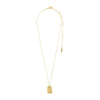 Pilgrim Aries Zodiac Sign Necklace, Gold